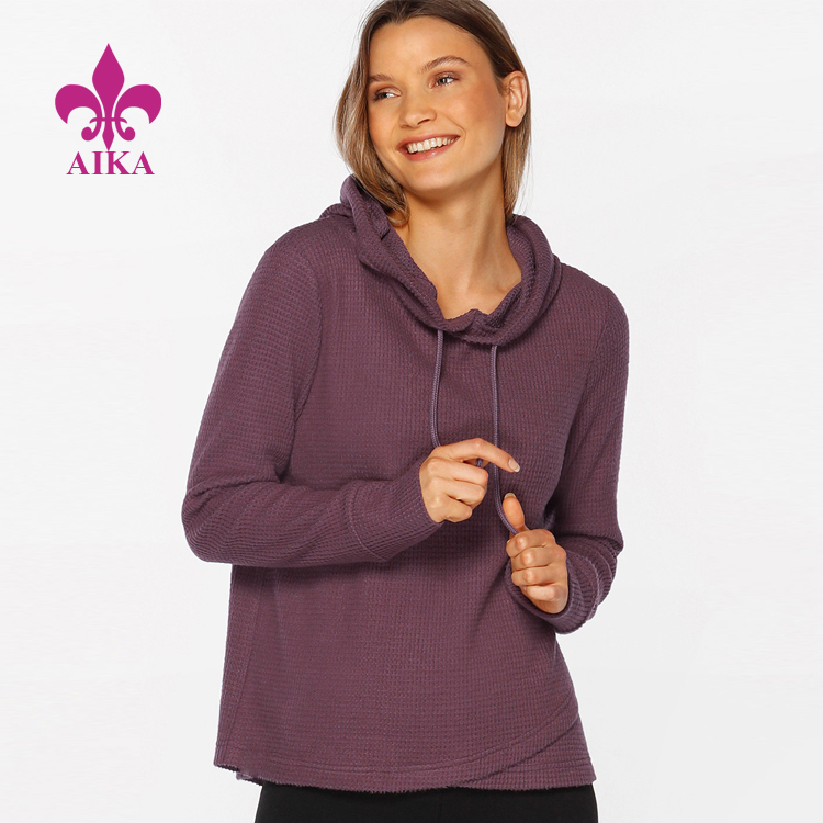 Short Lead Time for Sports Yoga - Women Sports Wear Active Lifestyle Cozy Quick Dry Cover Up Long Sleeve Brushed Hoodie – AIKA