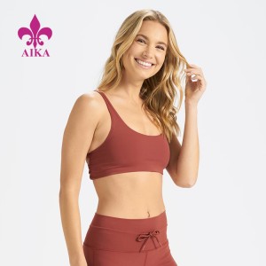OEM Custom Wholesale Sexy Back Running Wear Breathable Sport Bra for Women