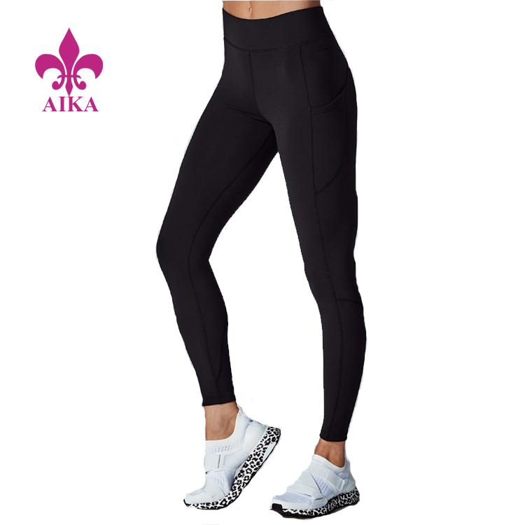 factory Outlets for Plain T Shirts - Must-Have Women Yoga Wear High Waist Side Leg Pocket Active Tight Lightweight Yoga Leggings – AIKA
