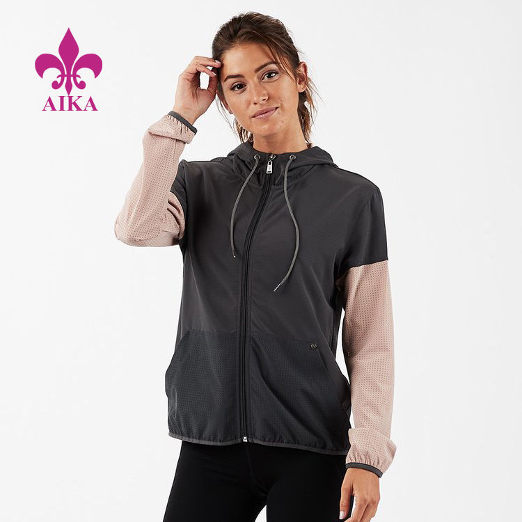2019 Good Quality Plain Hoodies - New apparel ladies lightweight ultra-soft fitness gym wear workout stonesteps winterbreak casual sports jacket – AIKA