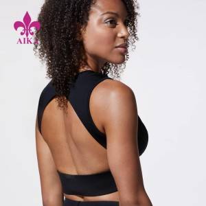 OEM Custom Wholesale Workout Clothing Lightweight Gym Wear Sexy Back Yoga Bra for Women