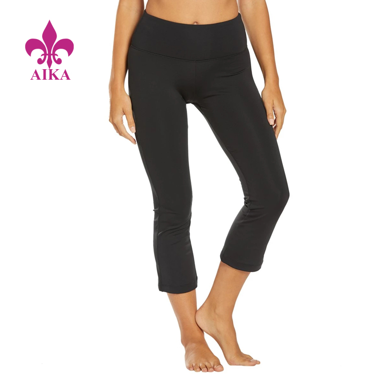 Manufacturer for Women Shorts - OEM Autumn New Sportswear Type Breathable Flare Hem Yoga Capris Women Leggings – AIKA