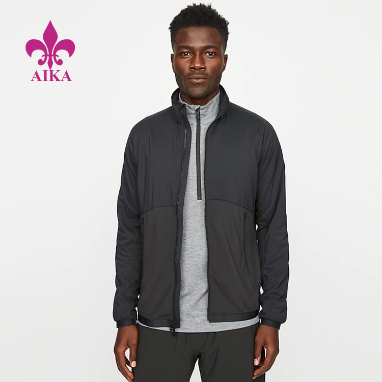Best quality Men Sportswear Jacket - High Quality Custom Classic Track Style Lightweight Breathable Train Sports Jacket for Men – AIKA