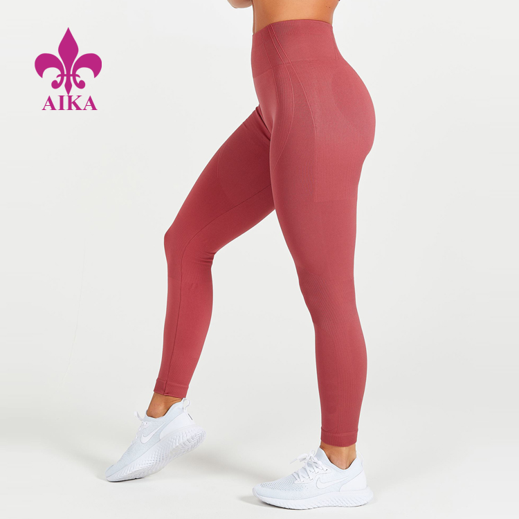 Renewable Design for Sportswear Fitness Wear - Leggings Seamless Nylon Spandex Sportswear High Waist Yoga Pants For Women – AIKA