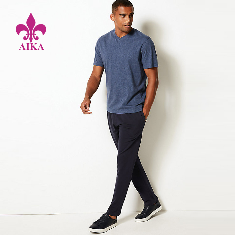 Factory Supply Men Plain Shirt - Wholesale Sport Clothing Cotton / Polyester Regular Fit Breathable Men Gym Joggers – AIKA