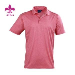 Factory Price Custom Printing Polyester Spandex Quck Dry stripe Plo T shirts Men