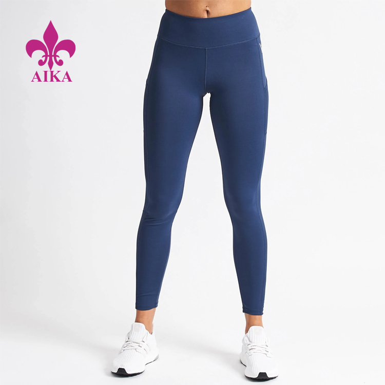 Lowest Price for Sports Legging Manufacturer – High Waist Fitness Tights Custom Gym Leggings With Pockets For Women Yoga Wear – AIKA