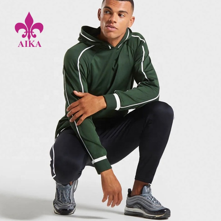 Professional Design Yoga Set - Custom design clothing manufacturer Wholesale OEM mens sweatshirts sets,2019 Hot sale polyester tracksuits for men – AIKA