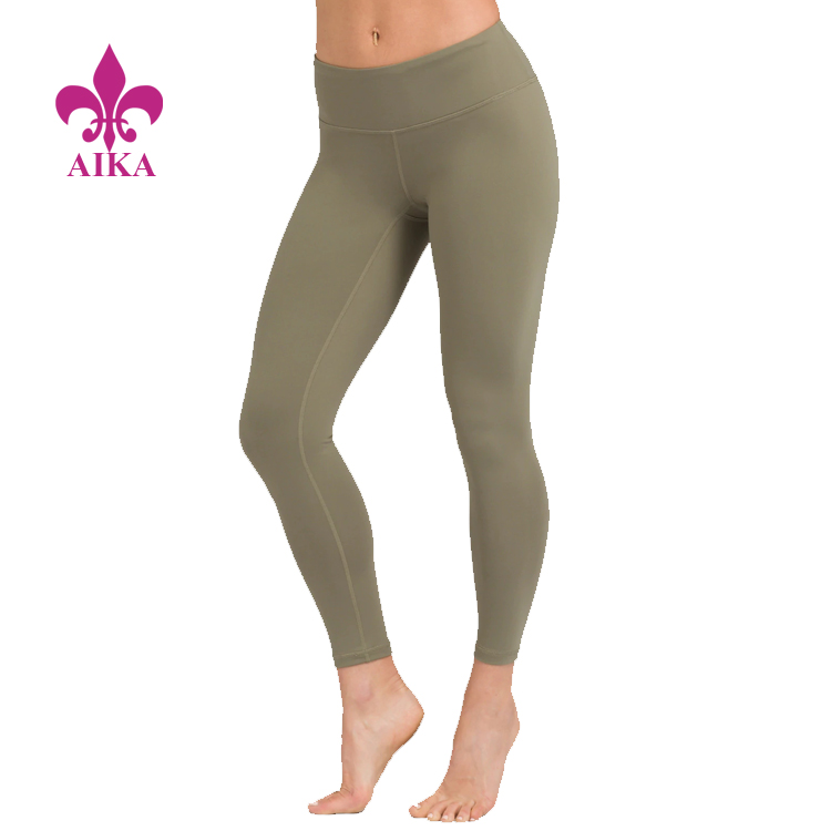OEM Customized Fitness Wear Manufacturer - Bulk Top Quality Running Leggins Custom Private Label Design Women Fitness Yoga Pants – AIKA
