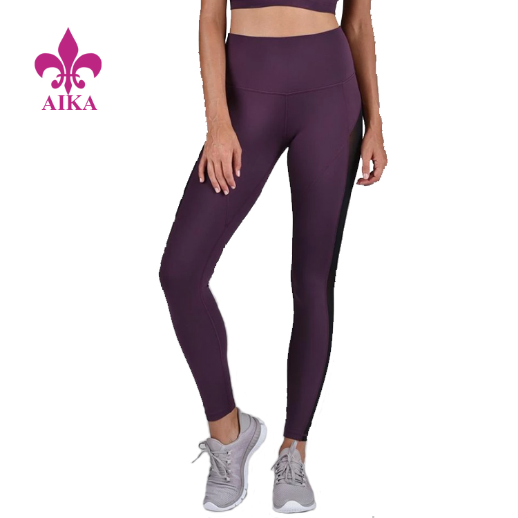 Cheapest Price Sweat Pants Supplier - OEM Custom Gym Leggings Compression Yoga Fitness Wear Pants For Women Sports Tights – AIKA
