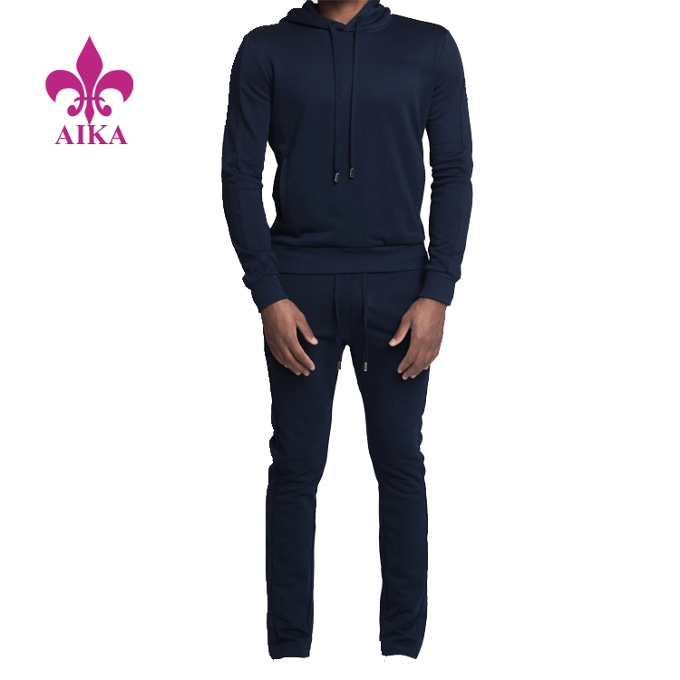 Wholesale Price Men Sportswear Apparel - 2020 New Custom Design Men Sports Wear Soft Cotton Hoodie Training Sweat Tracksuits – AIKA