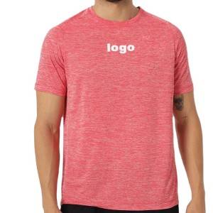 Factory Price Wholesale Custom Quick Dry Blank Raglan Polyester T Shirt For Men Gym Wear
