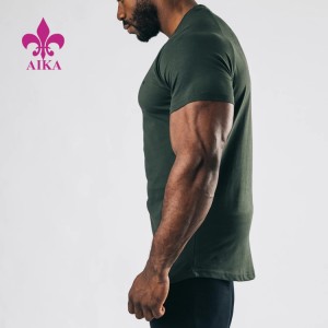 Priveate Brand Professional Blank Gym Sport Plain Compression T Shirt For Men Athletic Wear