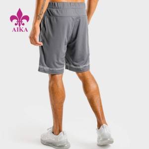 New Arrived Custom Brand Elastic Waist Track Pants Breathable Sport Shorts for Men