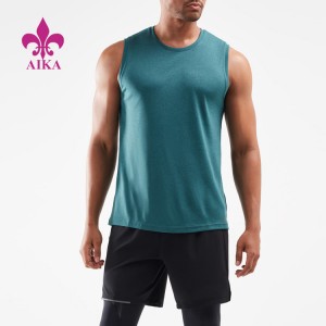 Manufacturer of  Running Fitness Shorts - Factory Price Custom Wholesale Workout Clothing Stretch Quick Dry Gym Men Tank Top – AIKA