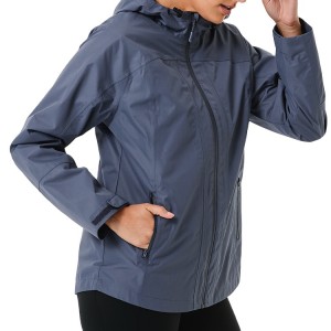 Wholesale Cheap Price Waterproof Zip Front Closure Gym  Jacket For Women