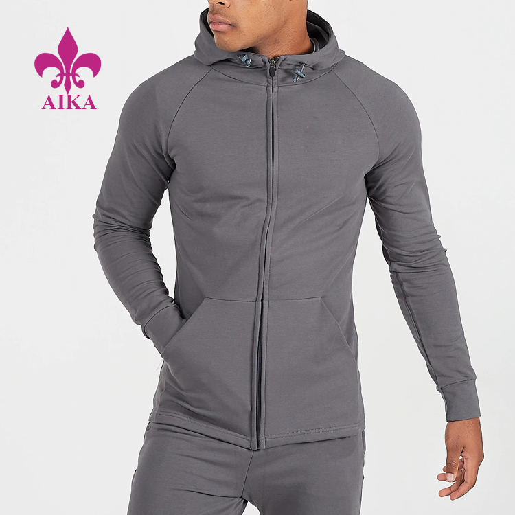 Professional China  Men Singlets - Hot Sale Gym Wear Training Clothes Sports Sweatsuit Tracksuits Top For Mens Hoodies – AIKA