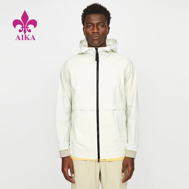 Lowest Price for Track Pant - Autumn New Custom Sports Wear Lightweight Life Jacket Men Gym Windbreaker Jacket – AIKA