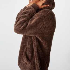 OEM Factory Price Drop Shoulder Warmth Soft Gym Fleece Hoodie For Men With Kangaroo Pocket