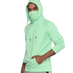 New Fashion Style Long Sleeve Sweatshirt Gym Hoodie For Men With Kangaroo Pocket
