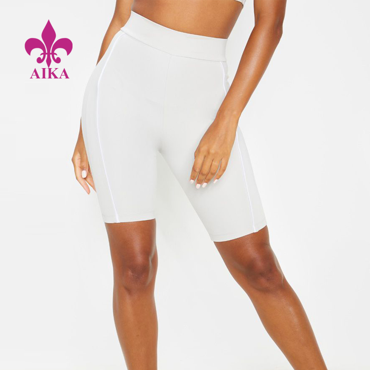 Custom Sports Wear Figure-Hugging Fit Quick Drying Yoga Gym Women Biker Shorts