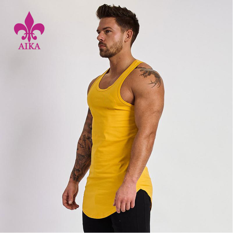 Special Price for Gym Pants - China Manufacturer Wholesale Blank Sleeveless Fitness Quick Dry Gym Tank Vest Tops for Men – AIKA
