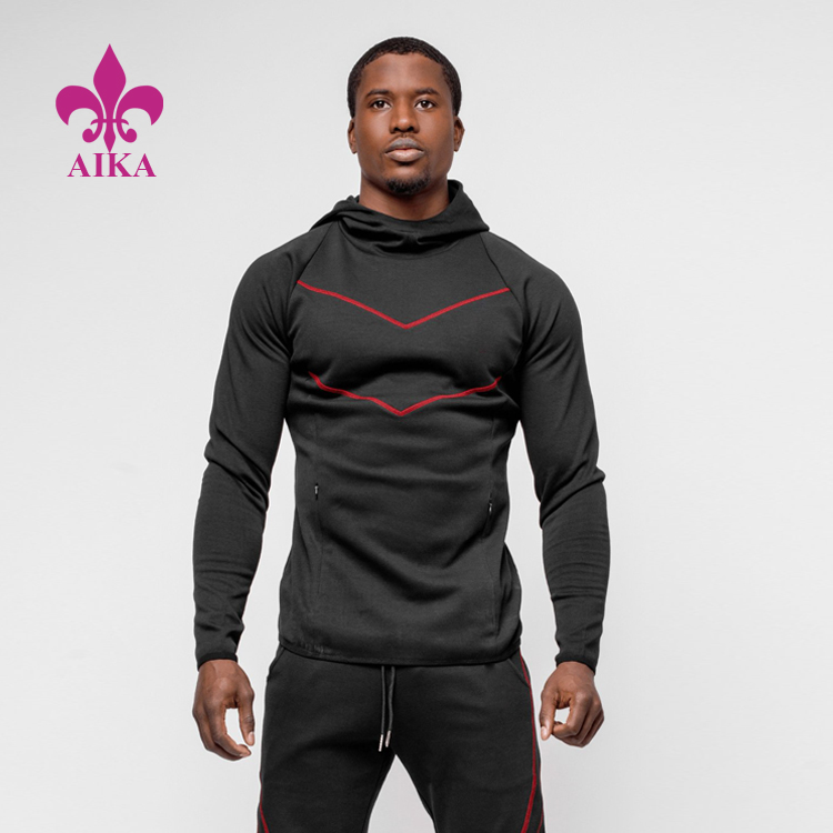 Factory Price For Leggings As Pants - High Quality Logo Customized fleece print custom sport mens hoodie – AIKA
