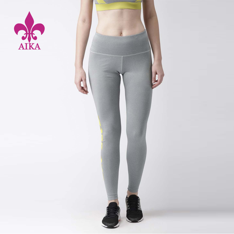 Top Suppliers Sports Clothes Manufacuturer - 2019 Custom Sports Apparel High Waist Mature tights Women Legging Yoga Pants – AIKA