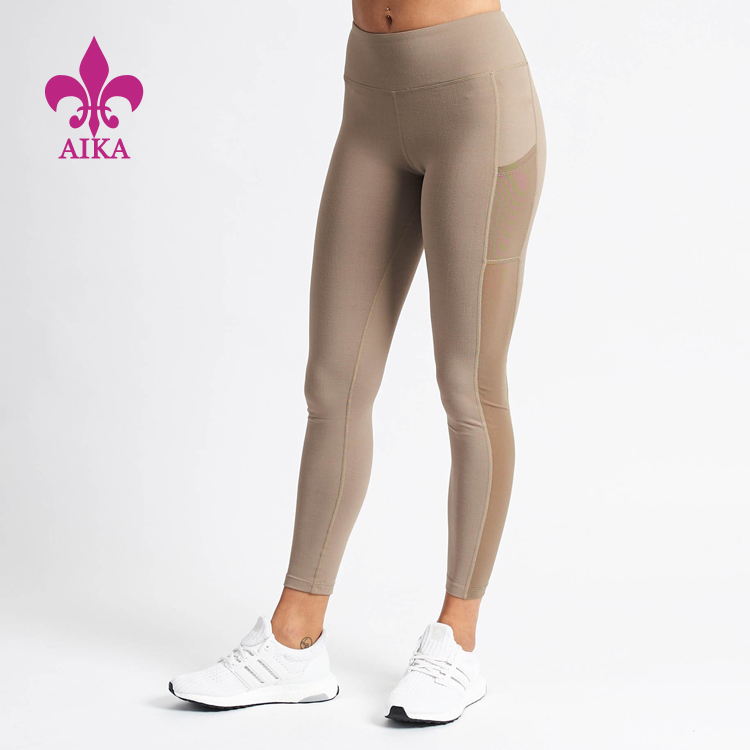 Big Discount Custom Sports Bra - High quality High waised workout leggings sports fitness compression yoga wear for women – AIKA