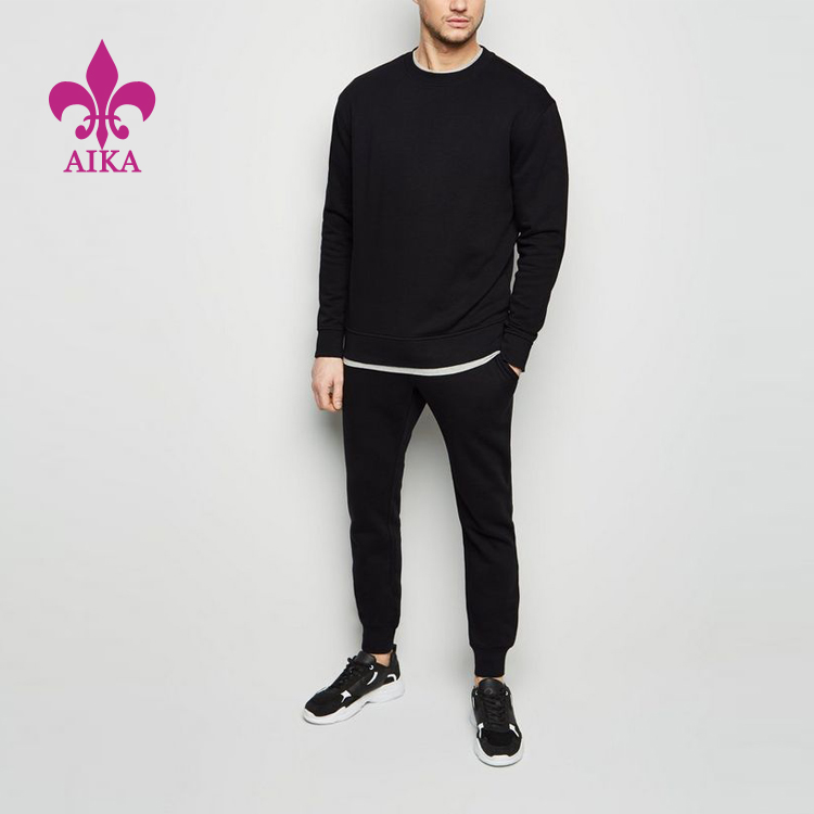 Factory Outlets T Shirts Supplier - Wholesale Custom Long Sleeve Tshirt Jogger Pant Spring Autumn Latest Design Tracksuit – AIKA