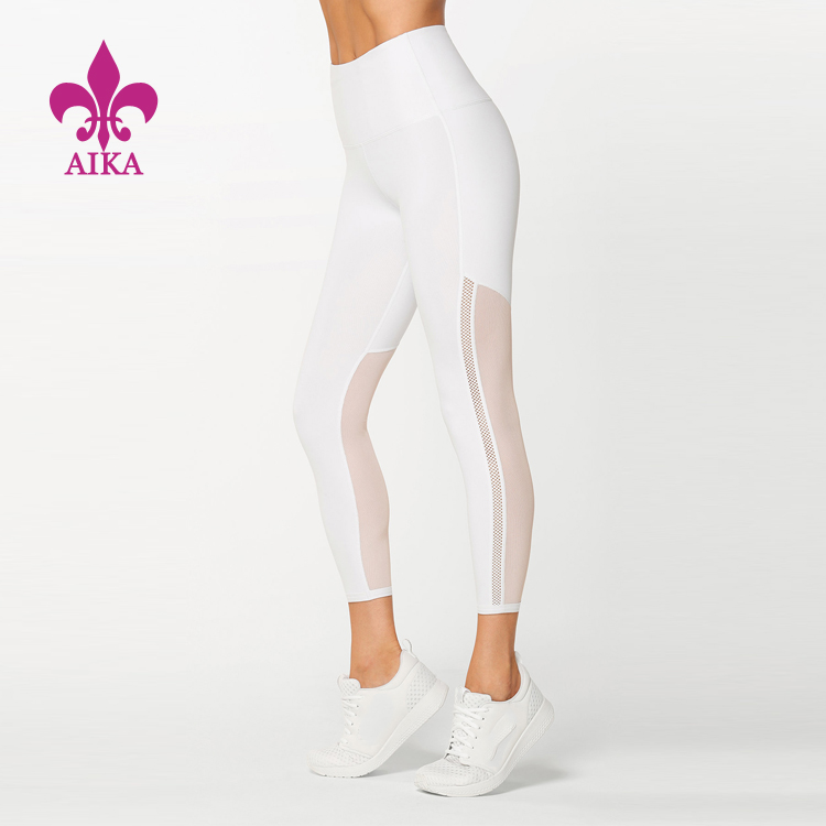 Factory Cheap Hot Plain Track Suits - 2019 Custom Sports  Sexy Mesh Hot Girls Unique Tight Legging Women Yoga Pants – AIKA