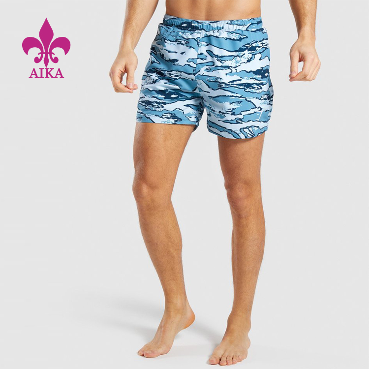 Short Lead Time for Yoga Fitness Set - New Arrival Compression Quick Dry Sublimation Printing  Polyester Spandex Sports Men's Shorts – AIKA