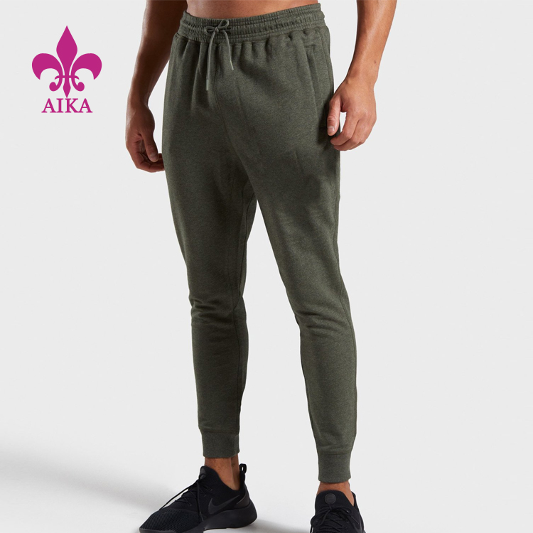 Cheap PriceList for Plain Jogger Pants - Custom Wholesale Low MOQ First Quality Sim Fit Gym Workout  Mens Joggers Pants – AIKA