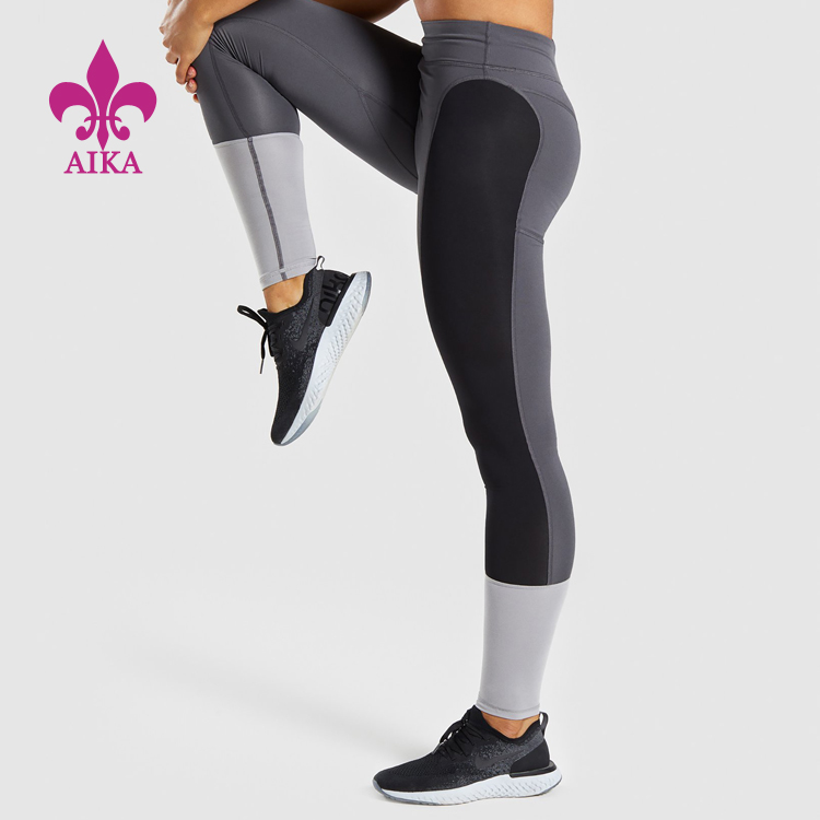 Factory wholesale Women Sports Leggings - High quality Wholesale gym clothing Customized quick Dry workout Color block women yoga leggings – AIKA