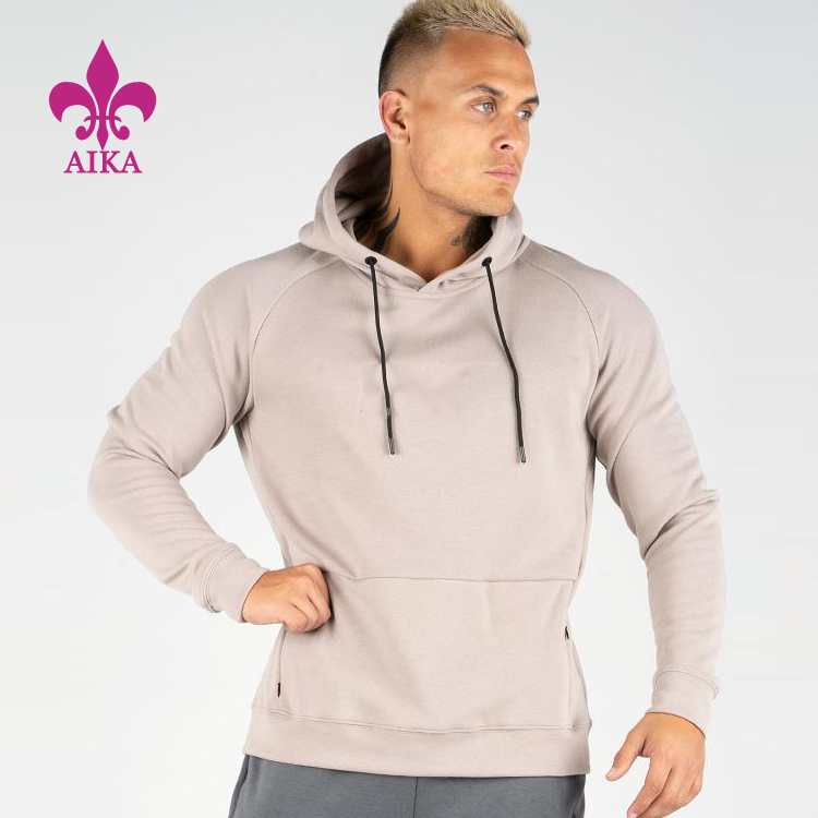 Professional Design Fashion Cotton Pants - OEM Wholesale First Quality Custom Blank  Gym Training Sweatshirt Hoodies for Men – AIKA