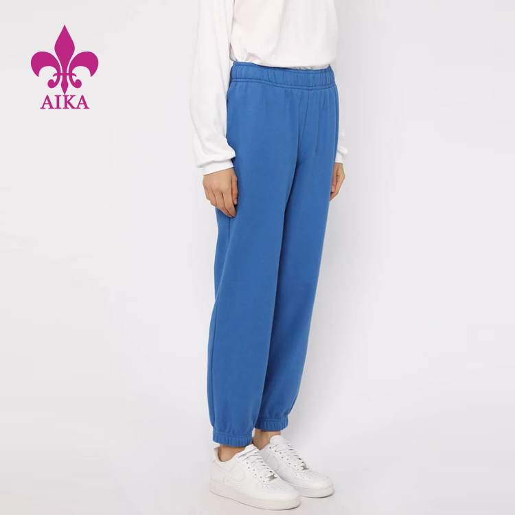 OEM Wholesale Blank Sports Sweat Trousers Womens Cargo Pants with