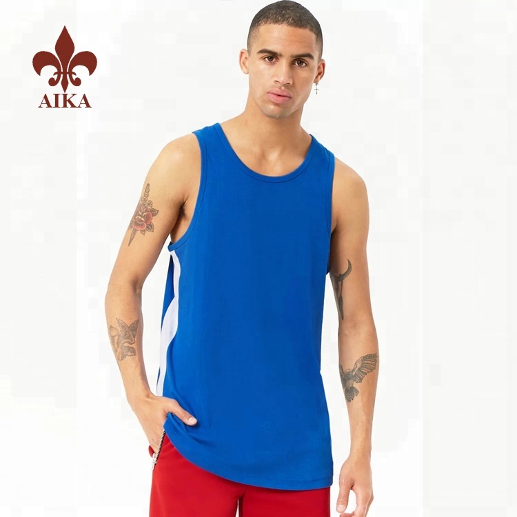 Europe style for Sportwear - High quality Custom simple sleeveless Design mens plain Gym clothes – AIKA