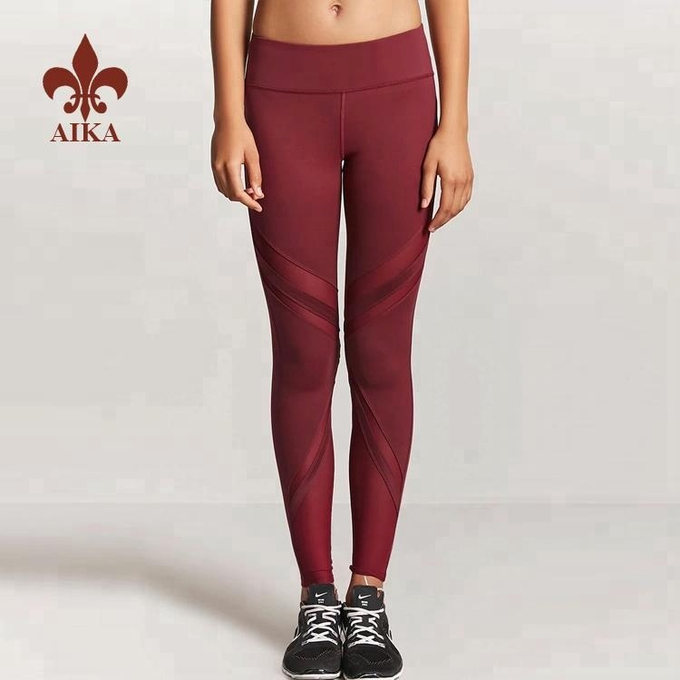 Fixed Competitive Price Custom Yoga Pants - High quality Custom New Colorful sexy ladies compression fitness gym yoga pants – AIKA