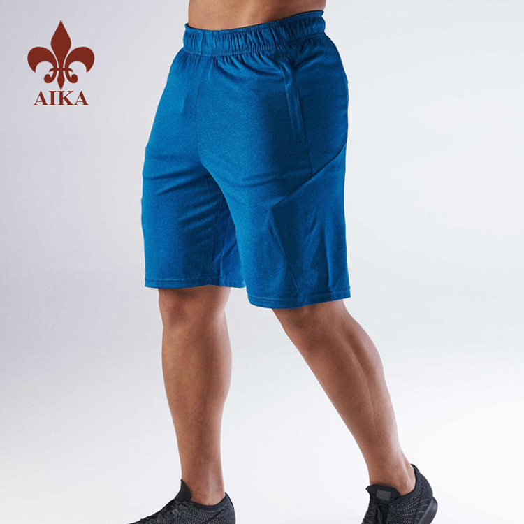 Chinese Professional Sportswear Men Pants - High quality wholesale custom cotton polyester mens blank basketball sweat gym shorts – AIKA