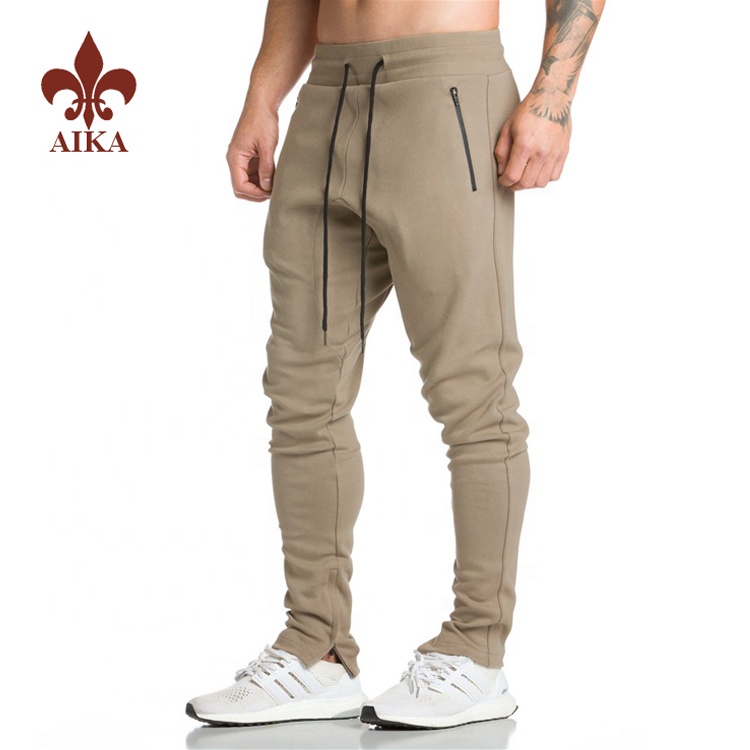 Low MOQ for Legging Pants - Wholesale High quality mens Cotton sports Bottoms custom men bodybuilding gym track pants – AIKA