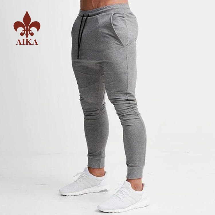Factory Promotional Leggings Wear Pants - 2019 wholesale OEM fashion mens athletic slim fit drop crotch joggers – AIKA