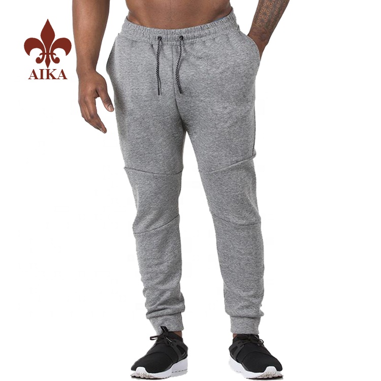 18 Years Factory Yoga Apparel - 2019 wholesale newest custom cotton polyester men training blank gym cargo jogger pants – AIKA