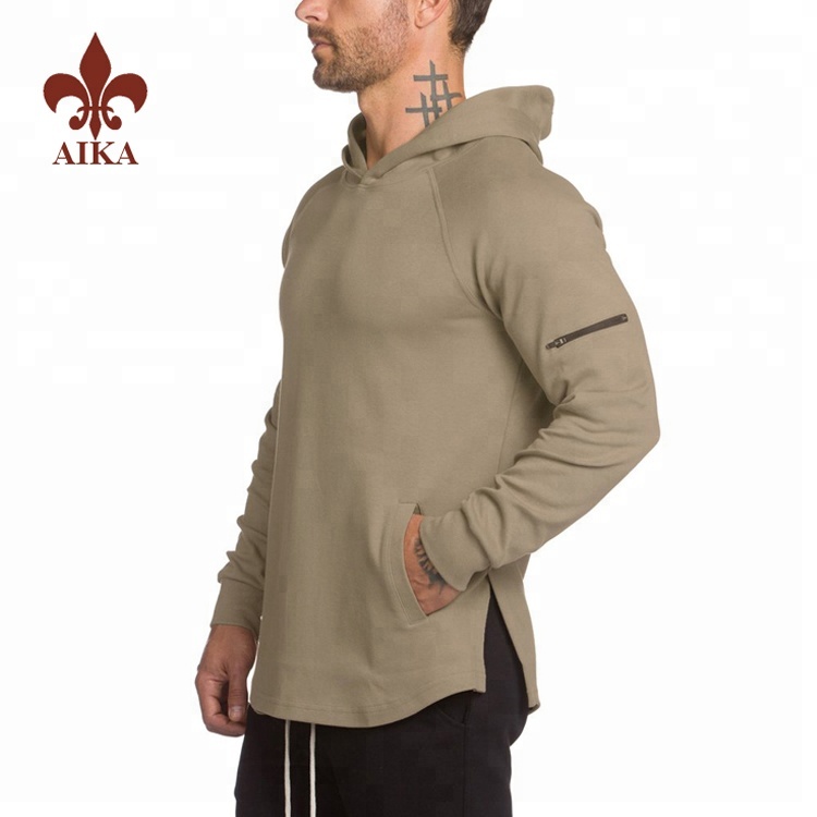 Good quality Sportswear For Men - High quality Cheap customized printed plain blank mens pullover hoodies for wholesale – AIKA