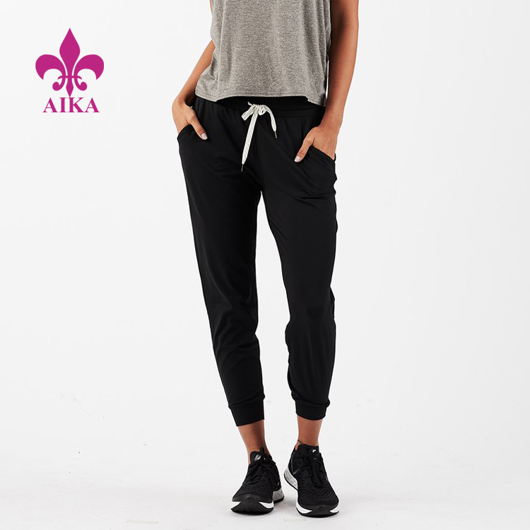 factory customized Fitness Wear Supplier - High Quality Custom Spandex / Polyester Softest Quick Drying Sports Running Joggers for Women – AIKA