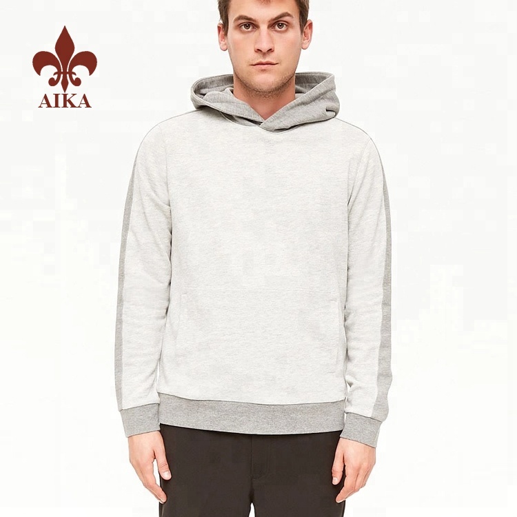 High reputation Gym Wear For Men - New Design wholesale cheap custom brand men white blank plain hoodie – AIKA