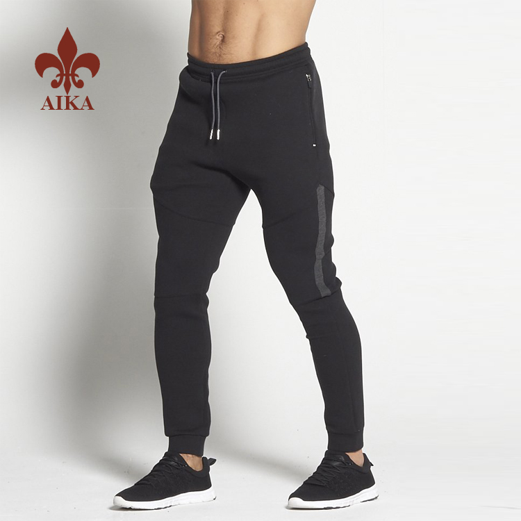 Well-designed Gym Yoga Wear - Best Selling wholesale Custom cotton polyester spandex skinny sports tapered joggers men – AIKA