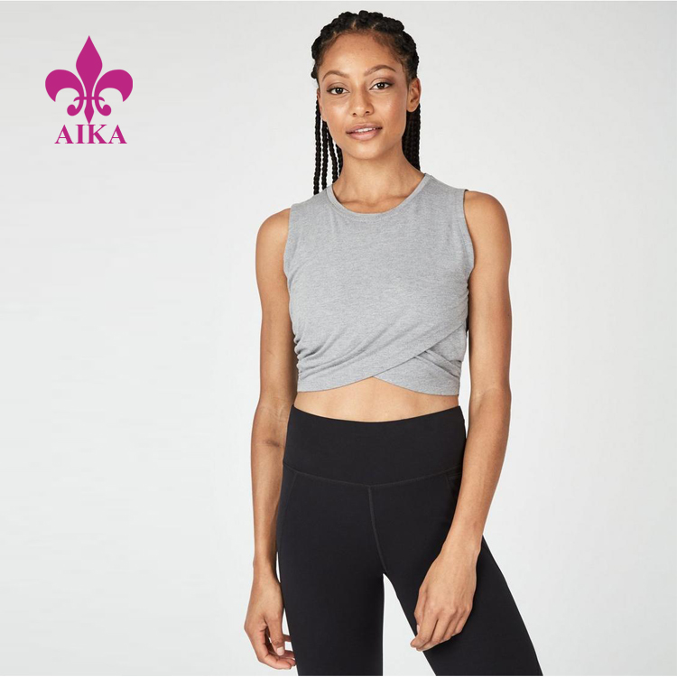 New Delivery for Moisture Wicking Yoga Pants - Popular Custom Bohemian Style Breathable V Cut Fitness Yoga Tank Top for Women – AIKA