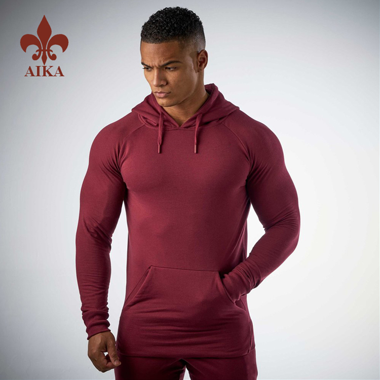 Newly Arrival Long Pants - High quality cheap blank hoodies tracksuits custom slim fit sports style mens jumpers – AIKA