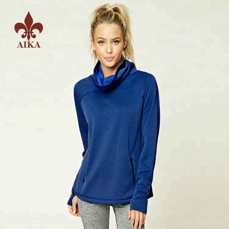 2021 Latest Design  Leggings Yoga - High quality Custom lightweight polyester fabric sexy ladies pullover plain hoodies – AIKA