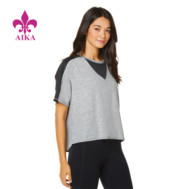 Hot sale Factory Oem T Shirts - Ladies captivate Tee activewear ultra soft sweat-wicking short sleeve shirt fitness gym wear – AIKA